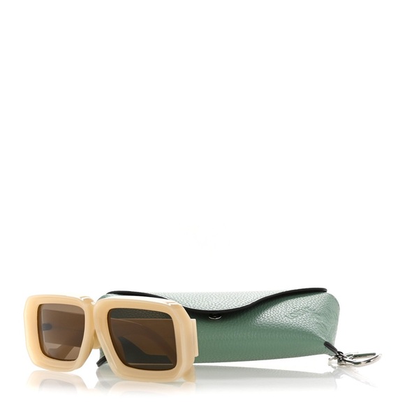 LOEWE Acetate Paula's Ibiza Dive In Mask Sunglasses LW40064U Beige - Picture 5 of 9